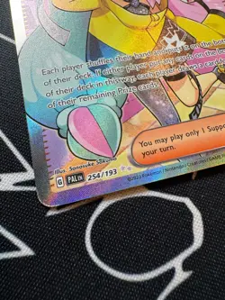 Iono 254/193 Pokemon TCG S&V Paldea Evolved Ultra Rare Trainer English - Image 2
