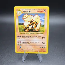 Pokemon Arcanine 023/102 Base Set (Shadowless) Regular - Image 1