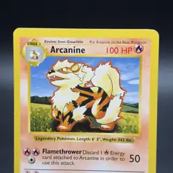 Pokemon Arcanine 023/102 Base Set (Shadowless) Regular - Image 2