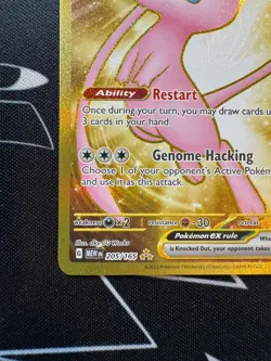 Mew EX 205/165 Pokemon TCG Scarlet & Violet 151 Hyper Rare English (NON METAL) - Image 3
