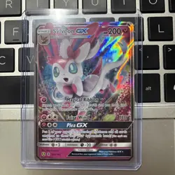 Sylveon GX 92a/145 Alternate Art Pokemon Guardians Rising Sun & Moon Near Mint - Image 1