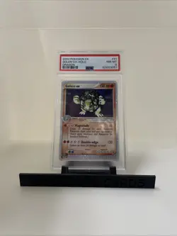 2003 Pokemon EX Dragon 91/97 Golem EX Holo PSA 8 - Image 1
