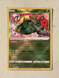 Radiant Venusaur 004/078 Pokemon GO Holo - Image 1