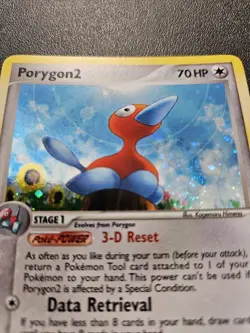 Pokemon EX Unseen Forces Porygon2 Holo Rare SWIRL 12/115 NEAR MINT - Image 2