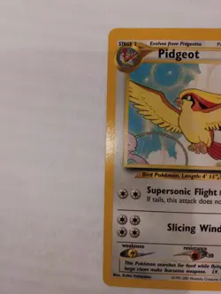 Pokemon Vintage Southern Islands Pidgeot 2/18 Rare WotC Promo - Image 3