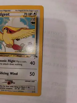 Pokemon Vintage Southern Islands Pidgeot 2/18 Rare WotC Promo - Image 4