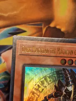 1st ed Dark Magician the Magician of Black Magic INFO-EN006 Ultra Rare Yugioh MP - Image 3