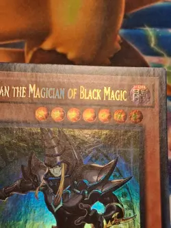 1st ed Dark Magician the Magician of Black Magic INFO-EN006 Ultra Rare Yugioh MP - Image 5