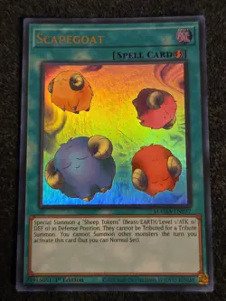 Yugioh! Scapegoat - MAMA-EN077 - Ultra Rare - 1st Edition Near Mint, English - Image 1