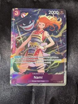 One Piece Nami OP09-070: Straw Hat Crew Special Holo Character Card 2000 Power - Image 1