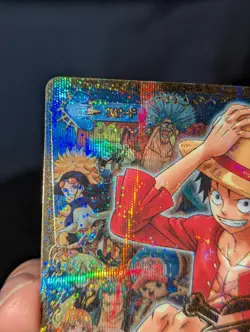 One Piece Anime Bandai card CP Rare Promo Holo - Straw Hat Luffy IC4-CP1 - Image 3