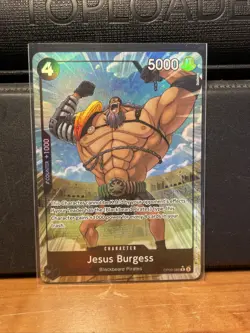 One Piece Jesus Burgess Foil Emperors in the New World OP09-086 Alternate Art - Image 1