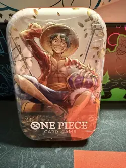 💎 One Piece Tin Pack Set Vol. 2 Monkey D. Luffy 💎 FACTORY SEALED - Image 1