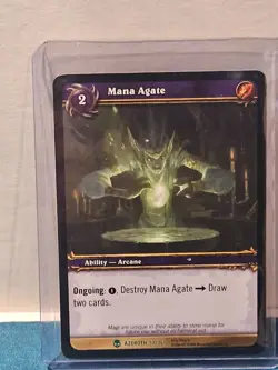 World of Warcraft TCG Mana Agate - Heroes of Azeroth 57/361 - Image 1
