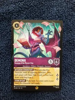 Disney Lorcana Demona Scourge Of The Wyvern Clan 55/204 Non-Foil - Image 1
