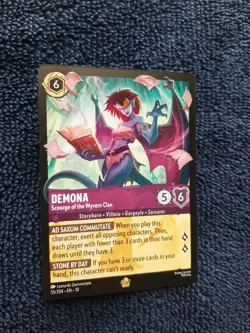 Disney Lorcana Demona Scourge Of The Wyvern Clan 55/204 Non-Foil - Image 2