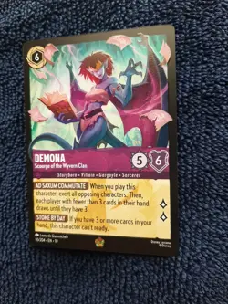 Disney Lorcana Demona Scourge Of The Wyvern Clan 55/204 Non-Foil - Image 3