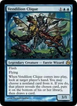 1x Vendilion Clique Light Play, English Morningtide MTG Magic - Image 1