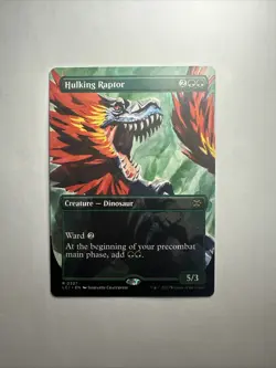 Hulking Raptor (Borderless) The Lost Caverns of Ixalan Regular - Image 1