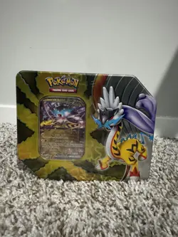 Pokemon Trading Card Games Paradox Destinies Raging Bolt ex Tin Factory Sealed - Image 1