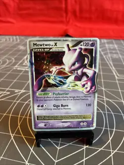 2008 Pokemon Mewtwo LV. X DP28 Holo Promo Card - Image 1