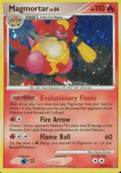 Magmortar - 6/147 - Holo Rare PL/MP, English Pokemon Supreme Victors - Image 1