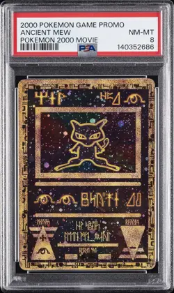 2000 POKEMON GAME MOVIE POKEMON 2000 MOVIE ANCIENT MEW PSA 8 - Image 1