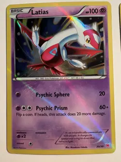 Latias 30/30 Holo & Latios 30/30 Holo Pokemon XY Trainer Kit Latias & Latios - Image 2