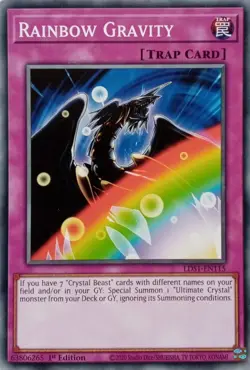 LDS1-EN115 RAINBOW GRAVITY COMMON 1ST EDITION YuGiOh CARD - Image 1