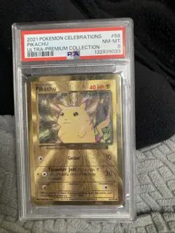 Pikachu - (Celebrations Metal Card) 058/102 Miscellaneous Cards & Products Holo - Image 1