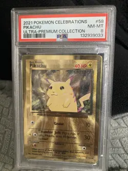 Pikachu - (Celebrations Metal Card) 058/102 Miscellaneous Cards & Products Holo - Image 2