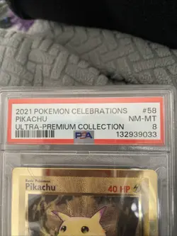 Pikachu - (Celebrations Metal Card) 058/102 Miscellaneous Cards & Products Holo - Image 3