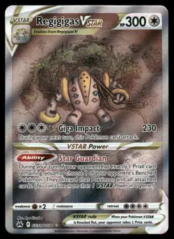 Pokemon Cards Regigigas VSTAR GG55/GG70 Crown Zenith Galarian Gallery Holo NM *3 - Image 1