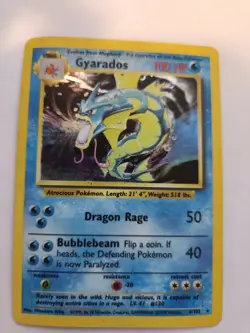 Gyarados Base Set Pokemon Card Base WOTC - Image 1