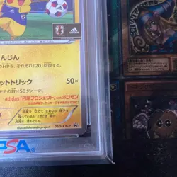 PSA 9 Team Japan's Pikachu 050/XY-P adidas Pokemon card Japanese 2014 Promo TCG - Image 5