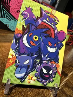 Pokemon Card Database Team Rocket Gengar Heart Holo - Image 3
