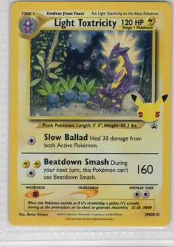 Light Toxtricity SWSH137 SWSH: Sword & Shield Promo Cards Holo - Image 1