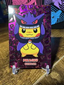 Pokemon Card Database Team Rocket Gengar Magenta Holo Box Hit - Image 1