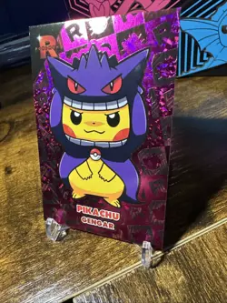 Pokemon Card Database Team Rocket Gengar Magenta Holo Box Hit - Image 2