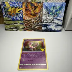 Pokemon TCG Celebrations Mew Holo Card 011/025 25th Anniversary Edition - Image 1