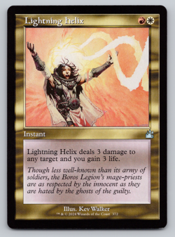 Lightning Helix Retro Frame - MTG - Ravnica Remastered - Image 1