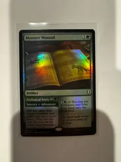 Monster Manual Foil Commander Legends: Battle for Baldur's Gate MTG - Image 1
