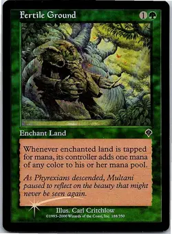 Fertile Ground FOIL English x1 Invasion mtg SP - Image 1