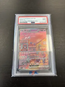 Pokemon Mew ex 053 SVP EN 151 Ultra-Premium Collection Promo Foil PSA 9 180 HP - Image 1