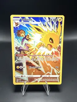 Pokemon TCG Jolteon TG04/TG30 Brilliant Stars Trainer Gallery Holo Rare A - Image 3