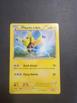 Pokemon Pikachu Libre Basic Common Regular XY Trainer Kit 14/30 2016 80HP Saito - Image 1