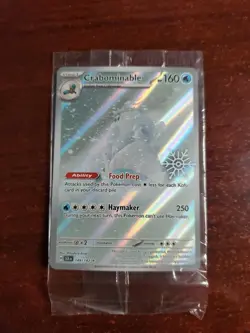 SEALED Crabominable 149/142 Illustration Rare 2025 Pokemon Advent Calendar Promo - Image 1