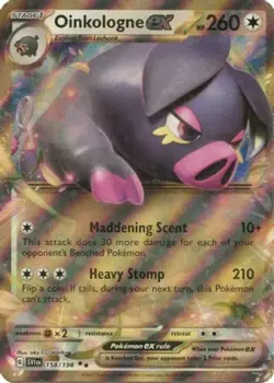 x1 Oinkologne ex - 158/198 - Double Rare Pokemon SV01 Scarlet & Violet Base M/NM - Image 1
