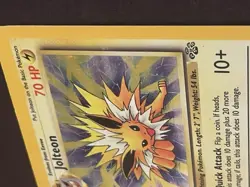 Pokemon TCG Jolteon Jungle Set Rare 4/64 Holographic Lightly Played Vintage - Image 4