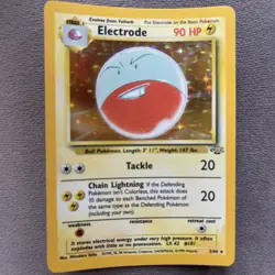 Pokemon TCG Electrode Jungle 2/64 Holo Unlimited Holo Rare - Image 1